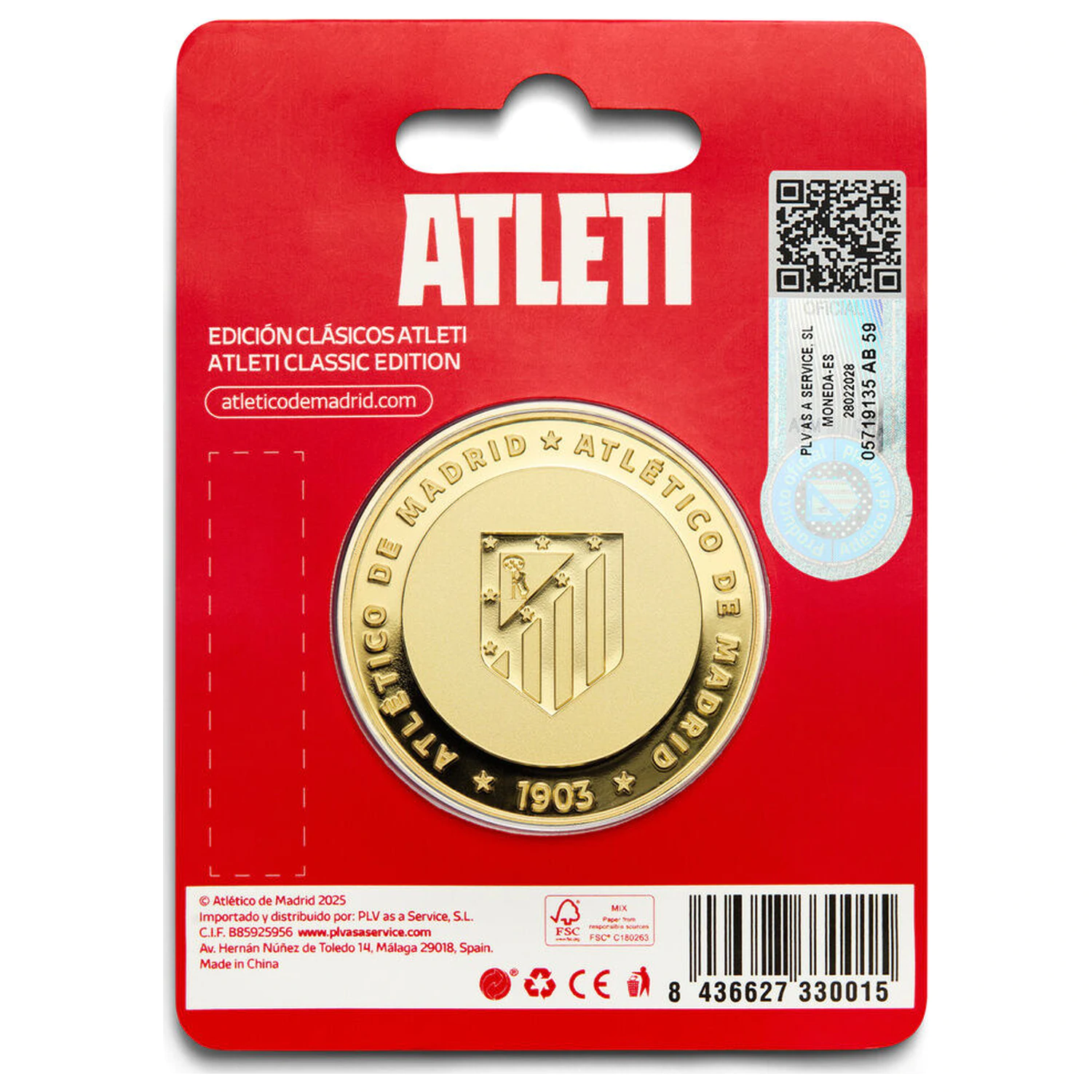 Atletico de Madrid Special Edition 1903 commemorative coin poza produsului