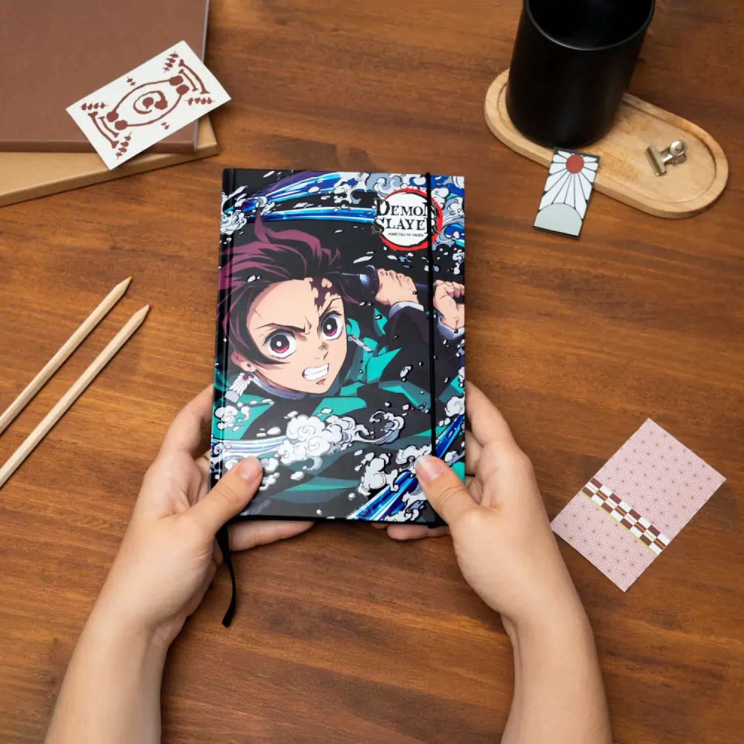 Demon Slayer Kimetsu no Yaiba A5 notebook premium poza produsului