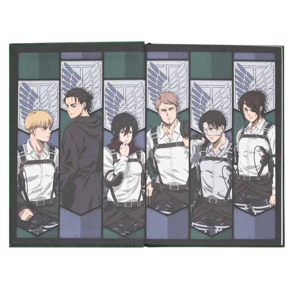 Attack on Titan caiet premium A5 poza produsului