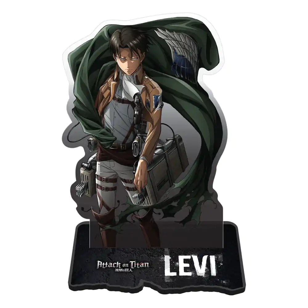 Attack on Titan Figura acrilica Levi Battle-Ready 18 cm poza produsului