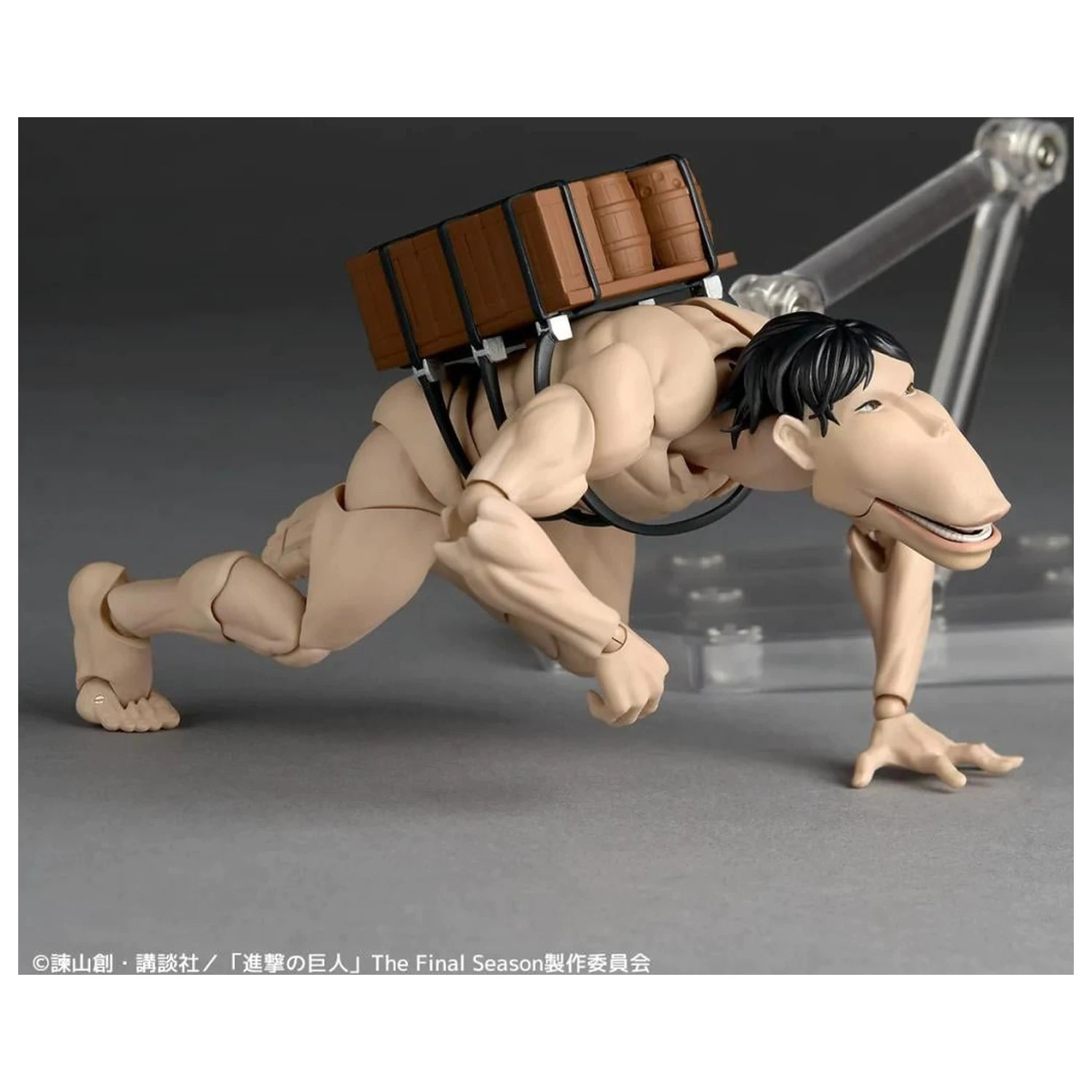 Figurina Attack on Titan Cart Titan Revoltech A.Y. 13cm poza produsului