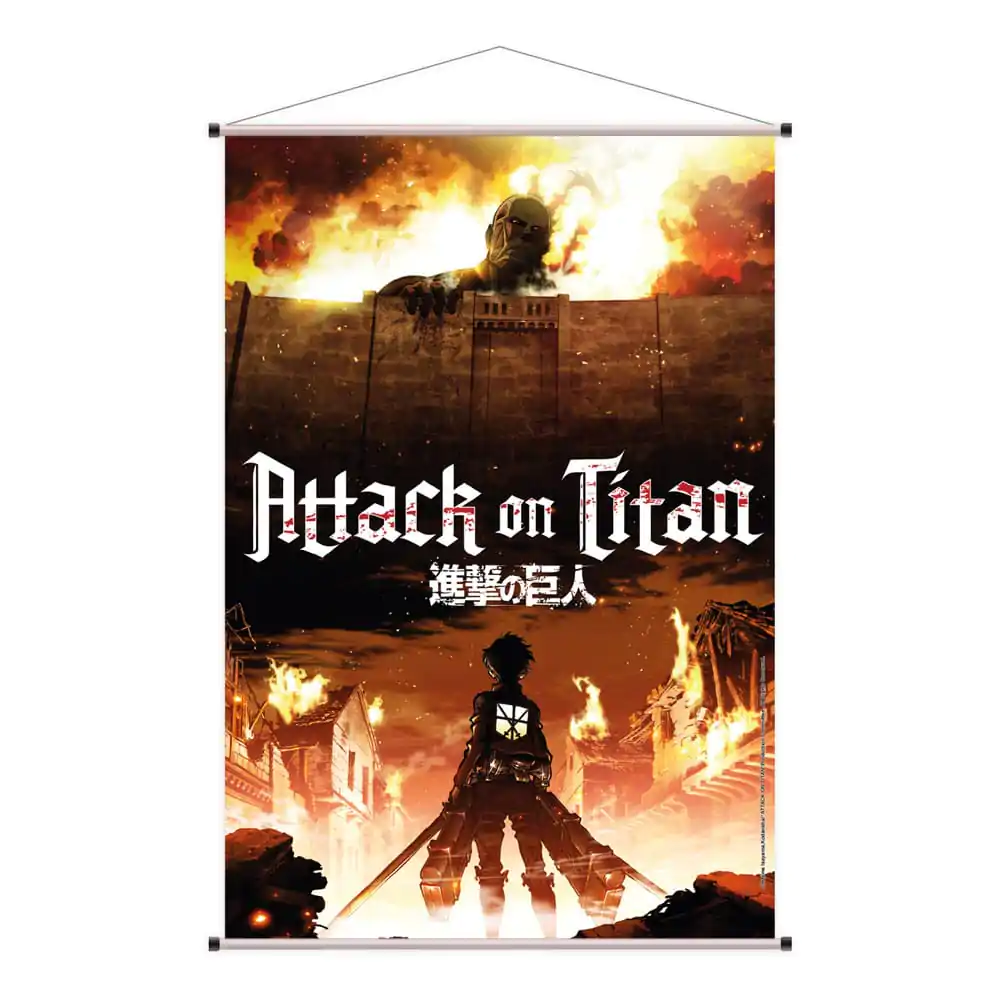 Attack on Titan Wallscroll Colossal Titan 60 x 90 cm poza produsului