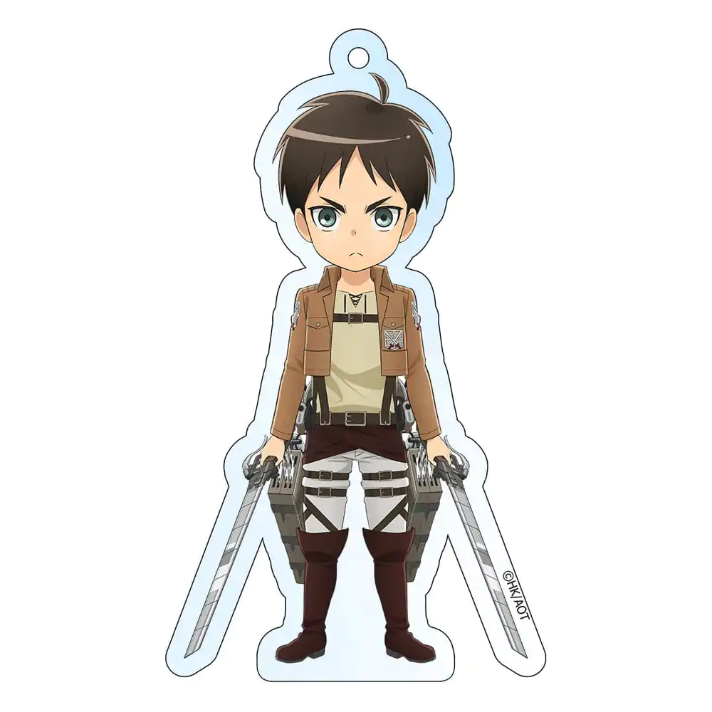 Attack on Titan breloc acrilic Eren Holographic 8 cm poza produsului