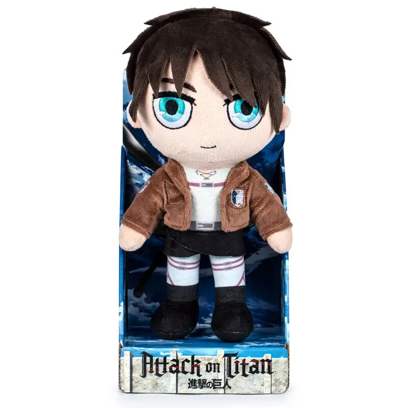 Attack on Titan Eren jucărie de pluș 27cm poza produsului