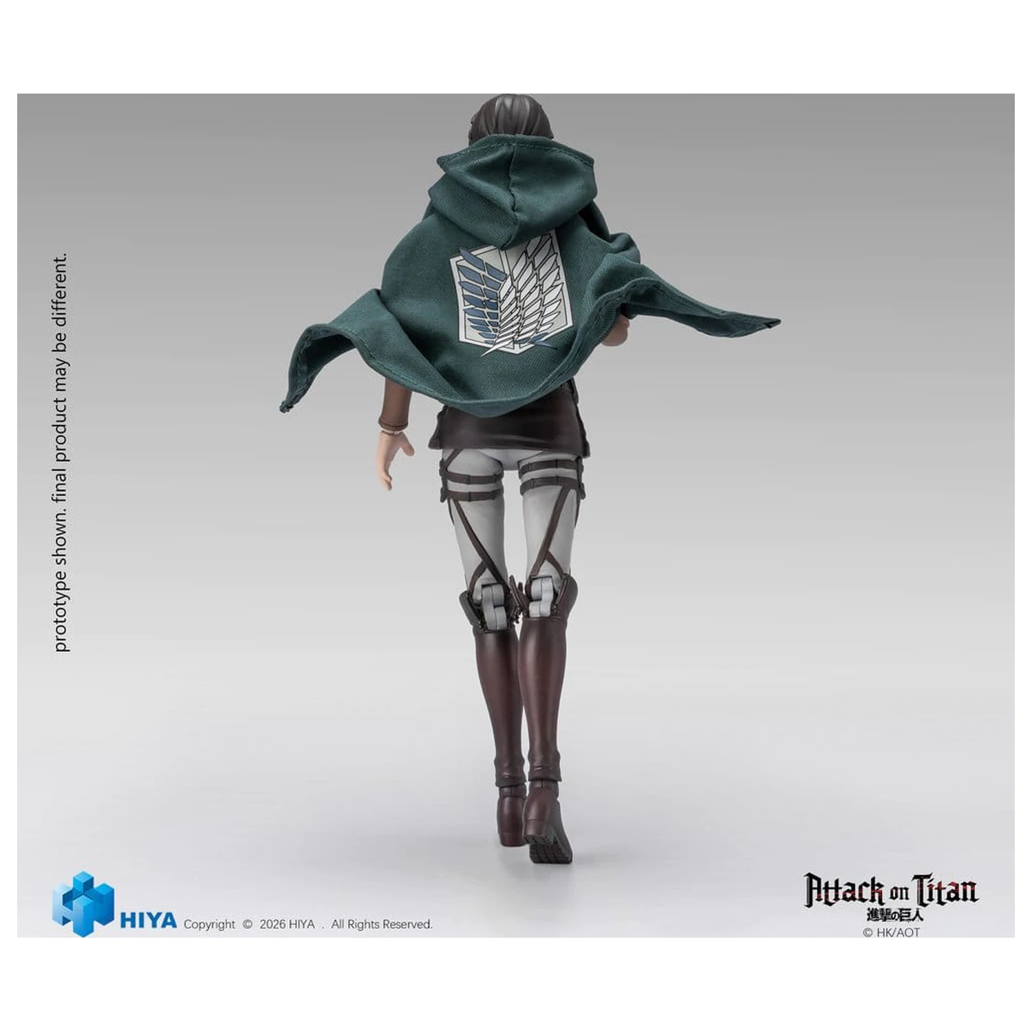 Figurina de actiune Attack on Titan Exquisite Basic Series 1/12 Eren Yeager 15 cm poza produsului