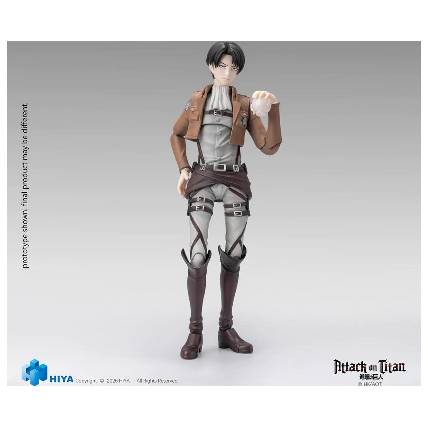 Attack on Titan Exquisite Basic Series Figura de actiune 1/12 Levi Ackerman 15 cm poza produsului