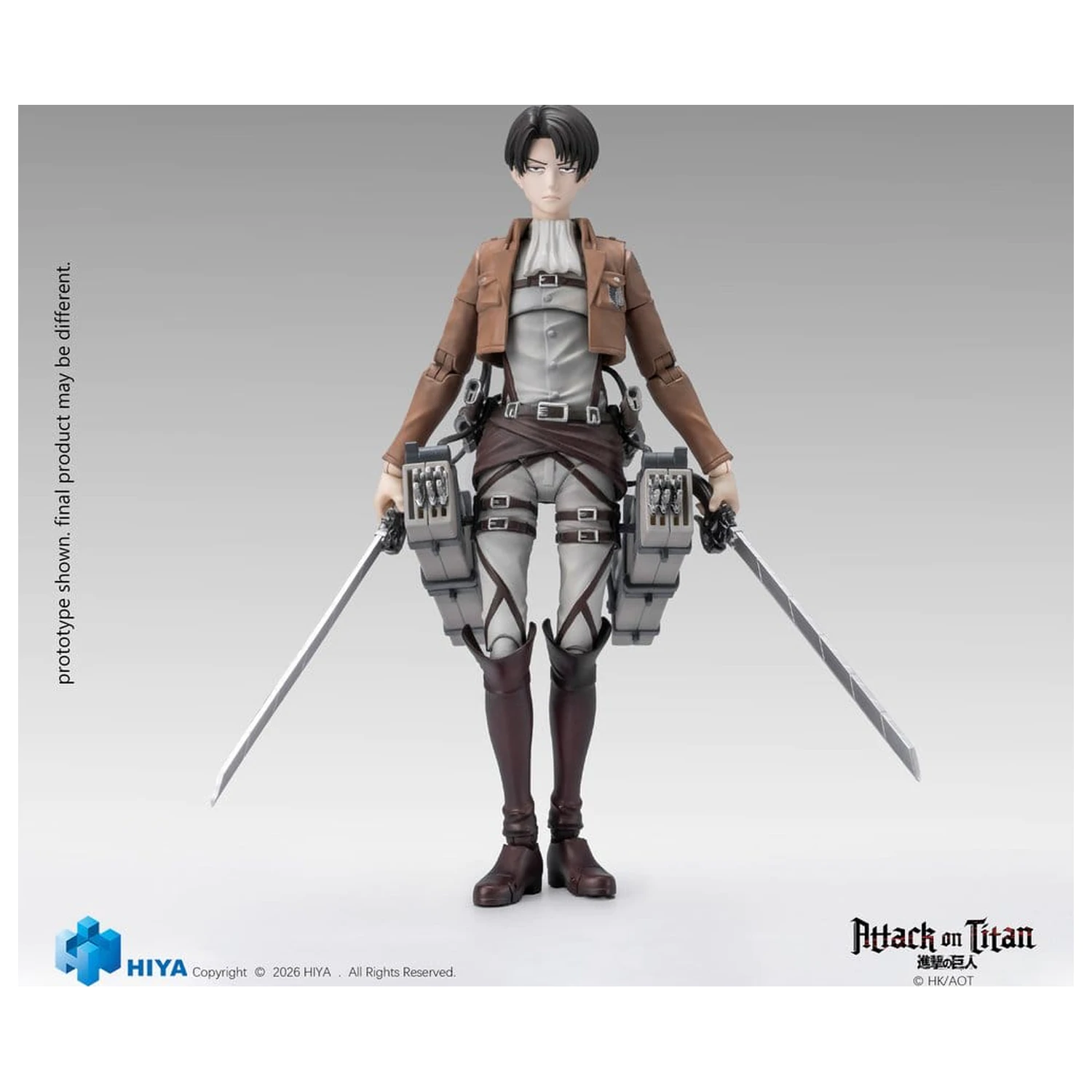 Attack on Titan Exquisite Basic Series Figura de actiune 1/12 Levi Ackerman 15 cm poza produsului