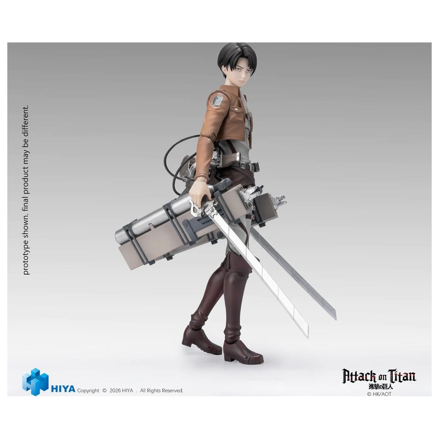 Attack on Titan Exquisite Basic Series Figura de actiune 1/12 Levi Ackerman 15 cm poza produsului