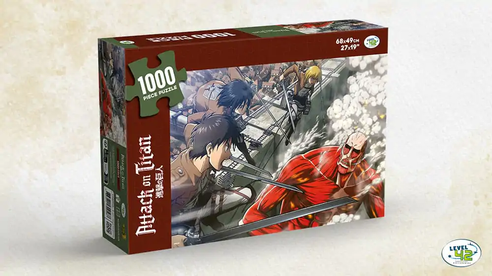 Attack on Titan Puzzle Luptă (1000 piese) poza produsului