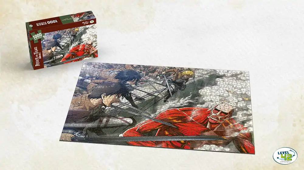 Attack on Titan Puzzle Luptă (1000 piese) poza produsului