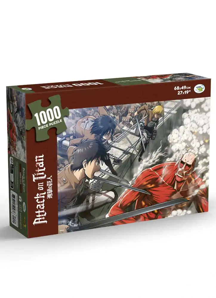 Attack on Titan Puzzle Luptă (1000 piese) poza produsului