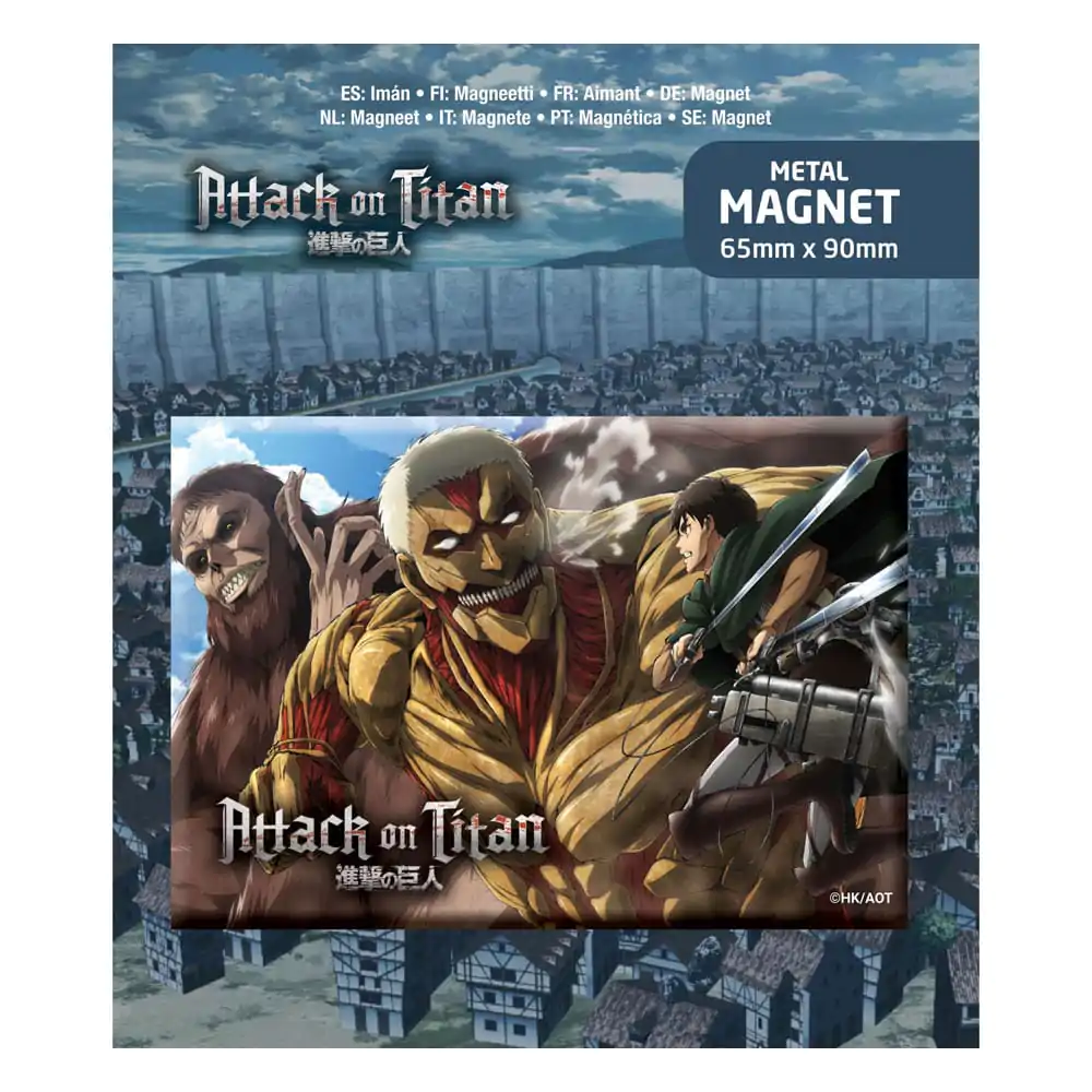 Magnet de frigider Attack on Titan Eren Attack poza produsului