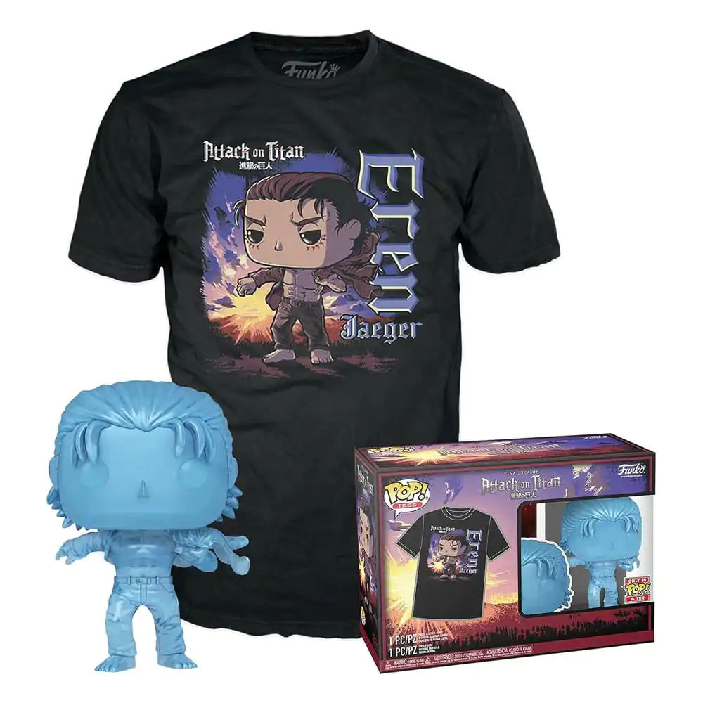 Attack on Titan POP! & Tricou Box Eren cu semne Mărime poza produsului