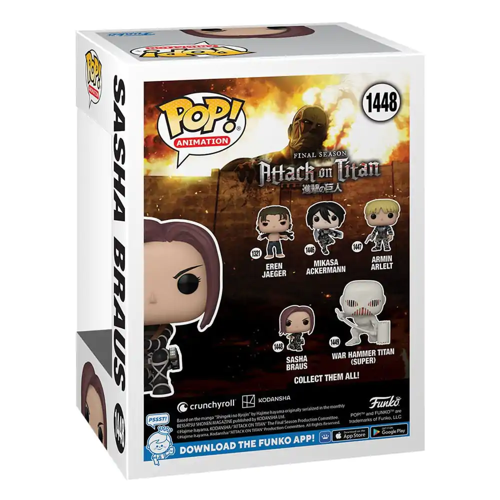 Attack on Titan POP! Animation Figurina Vinyl Sasha 9 cm poza produsului
