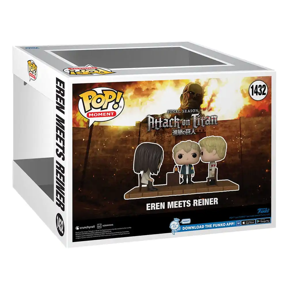 Attack on Titan POP! Moment Figurine Vinyl Eren meets Reiner 9 cm poza produsului