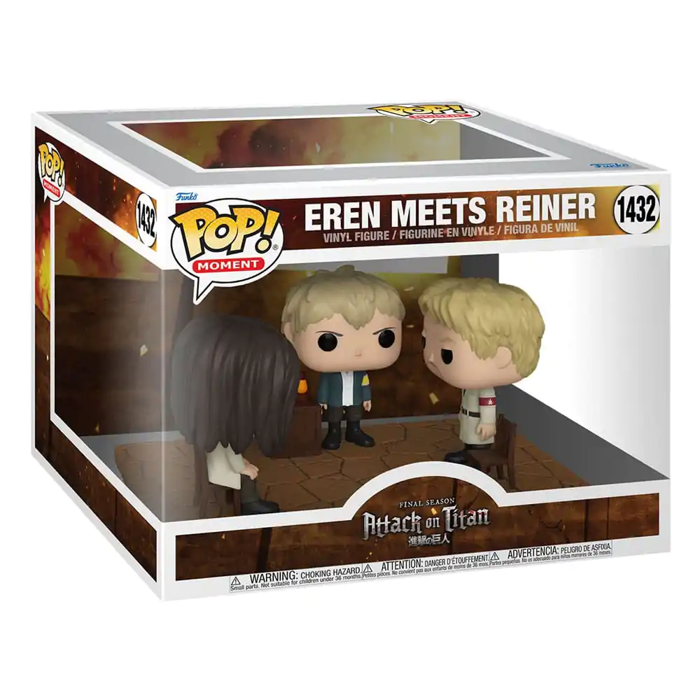 Attack on Titan POP! Moment Figurine Vinyl Eren meets Reiner 9 cm poza produsului