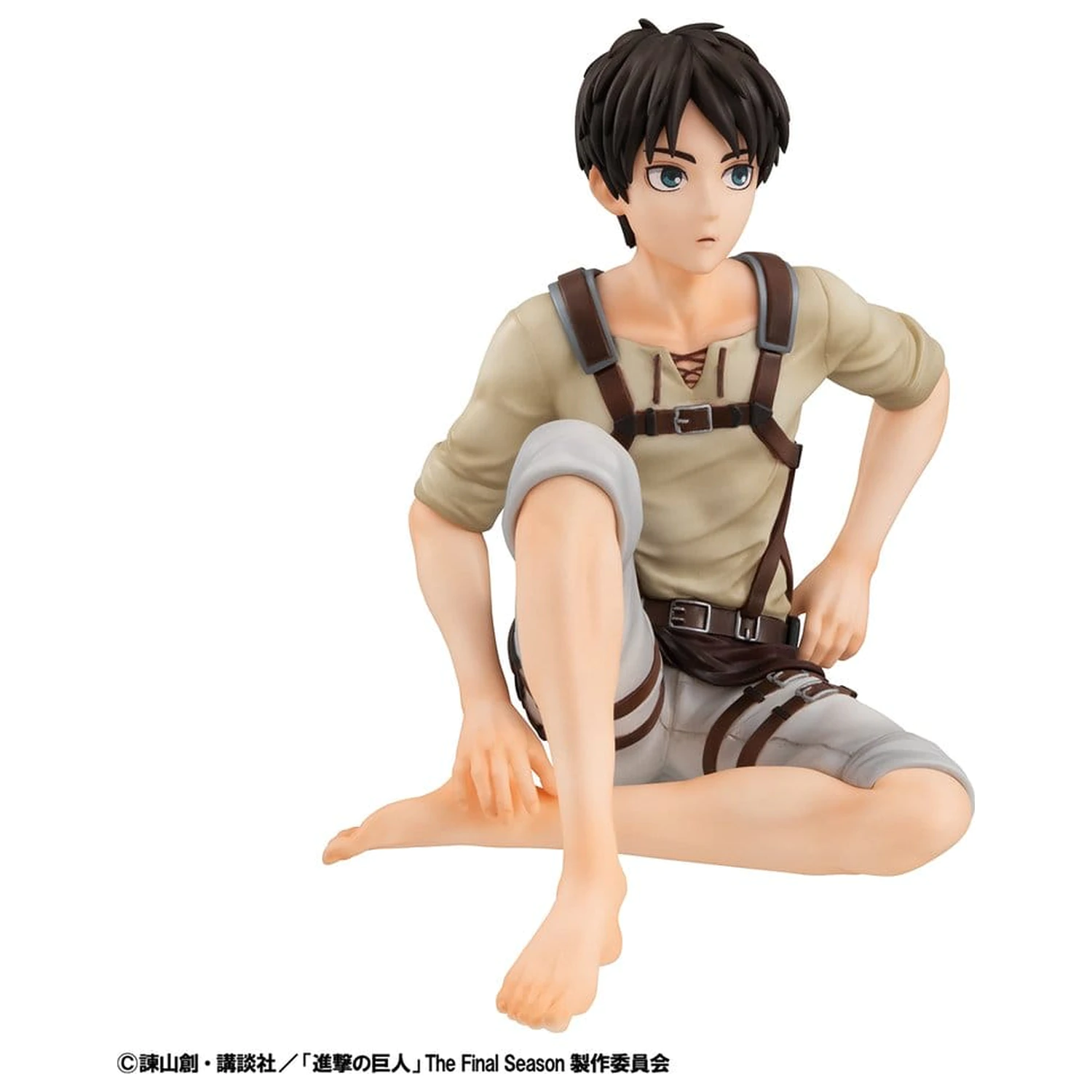 Attack on Titan G.E.M. Series Figurine din PVC 2-piese Eren Yeager & Squad Captain Levi Palm Size poza produsului