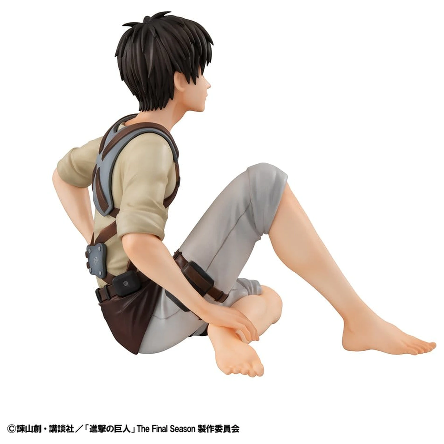 Attack on Titan G.E.M. Series Figurine din PVC 2-piese Eren Yeager & Squad Captain Levi Palm Size poza produsului