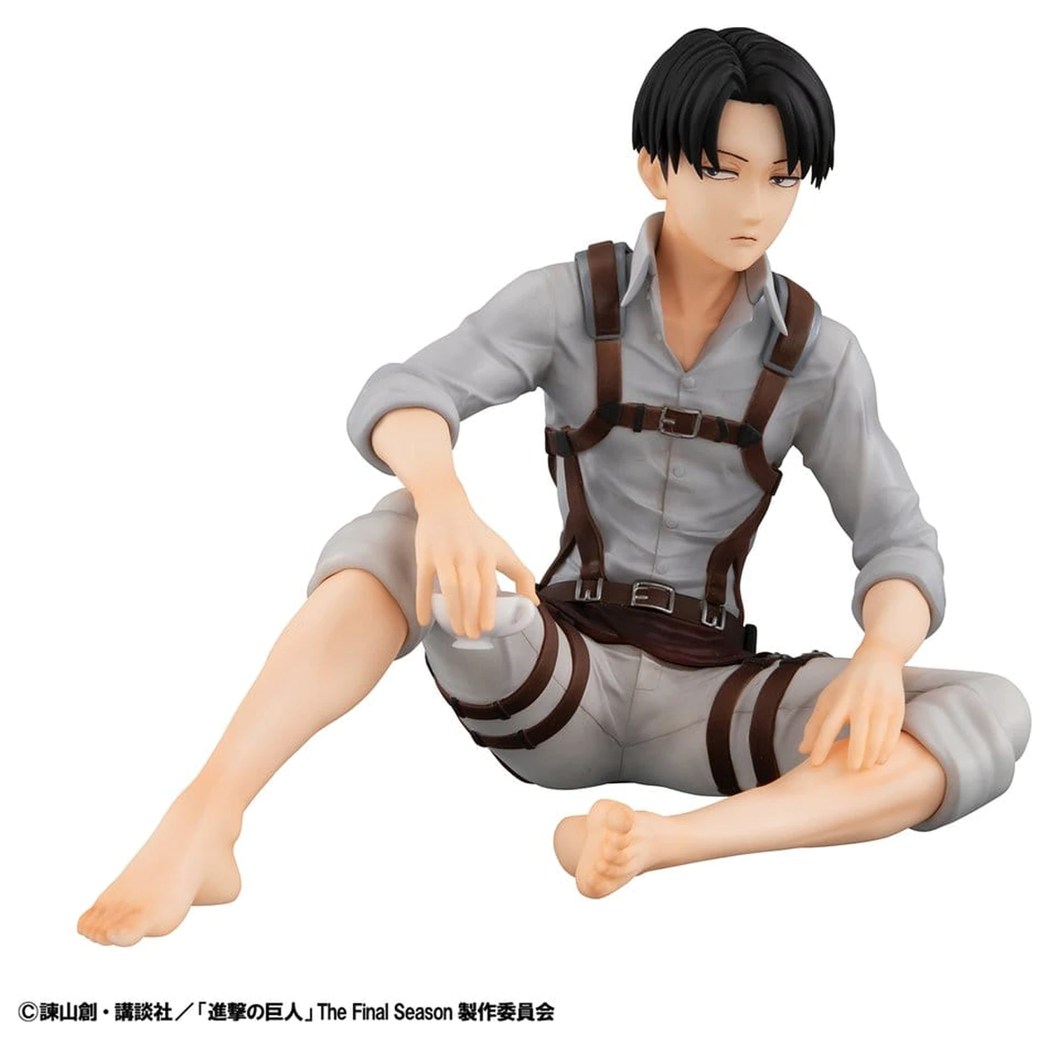 Attack on Titan G.E.M. Series Figurine din PVC 2-piese Eren Yeager & Squad Captain Levi Palm Size poza produsului