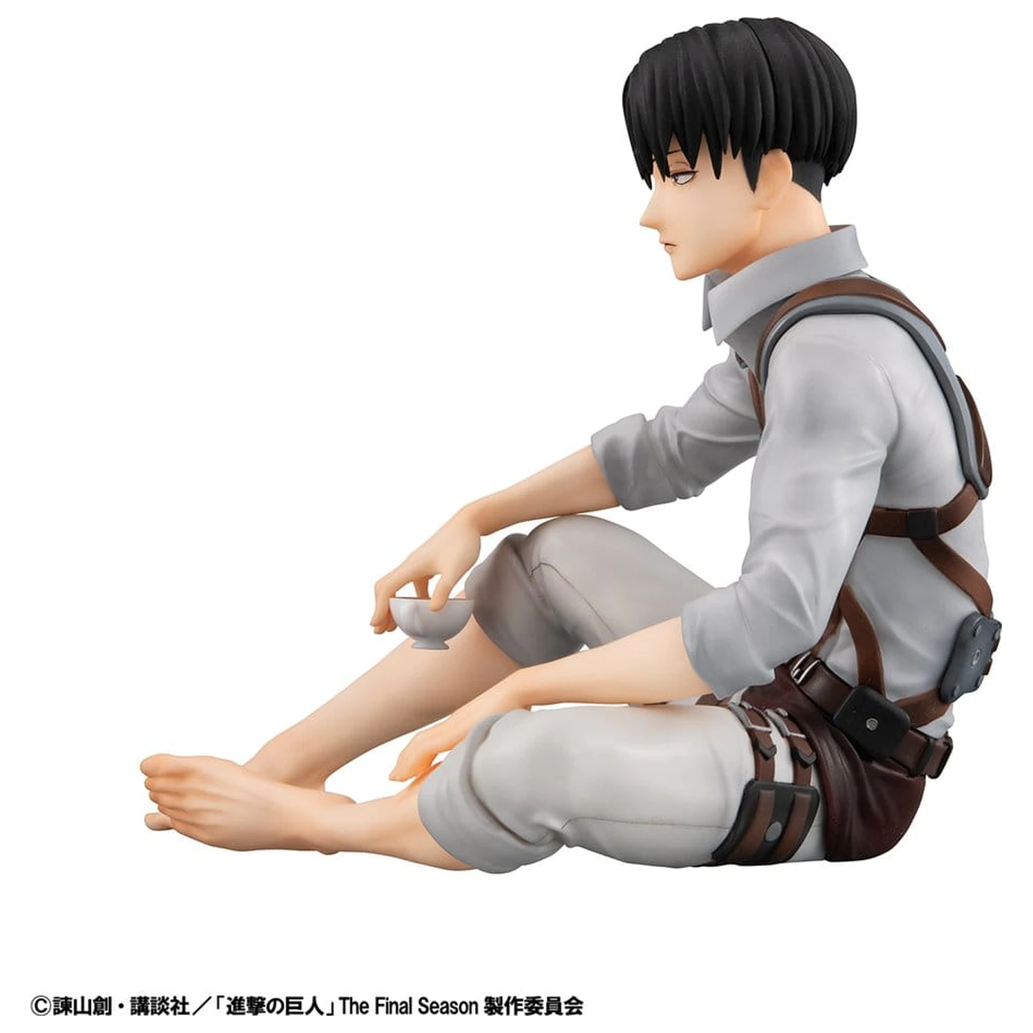 Attack on Titan G.E.M. Series Figurine din PVC 2-piese Eren Yeager & Squad Captain Levi Palm Size poza produsului