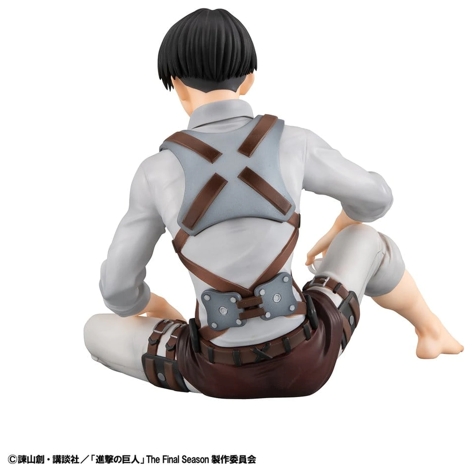 Attack on Titan G.E.M. Series Figurine din PVC 2-piese Eren Yeager & Squad Captain Levi Palm Size poza produsului