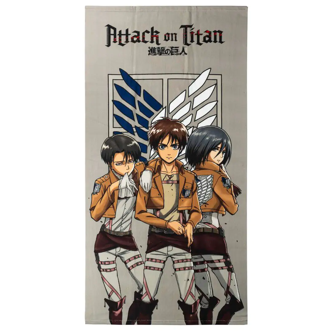 Attack on Titan Prosop Grup 70 x 140 cm poza produsului