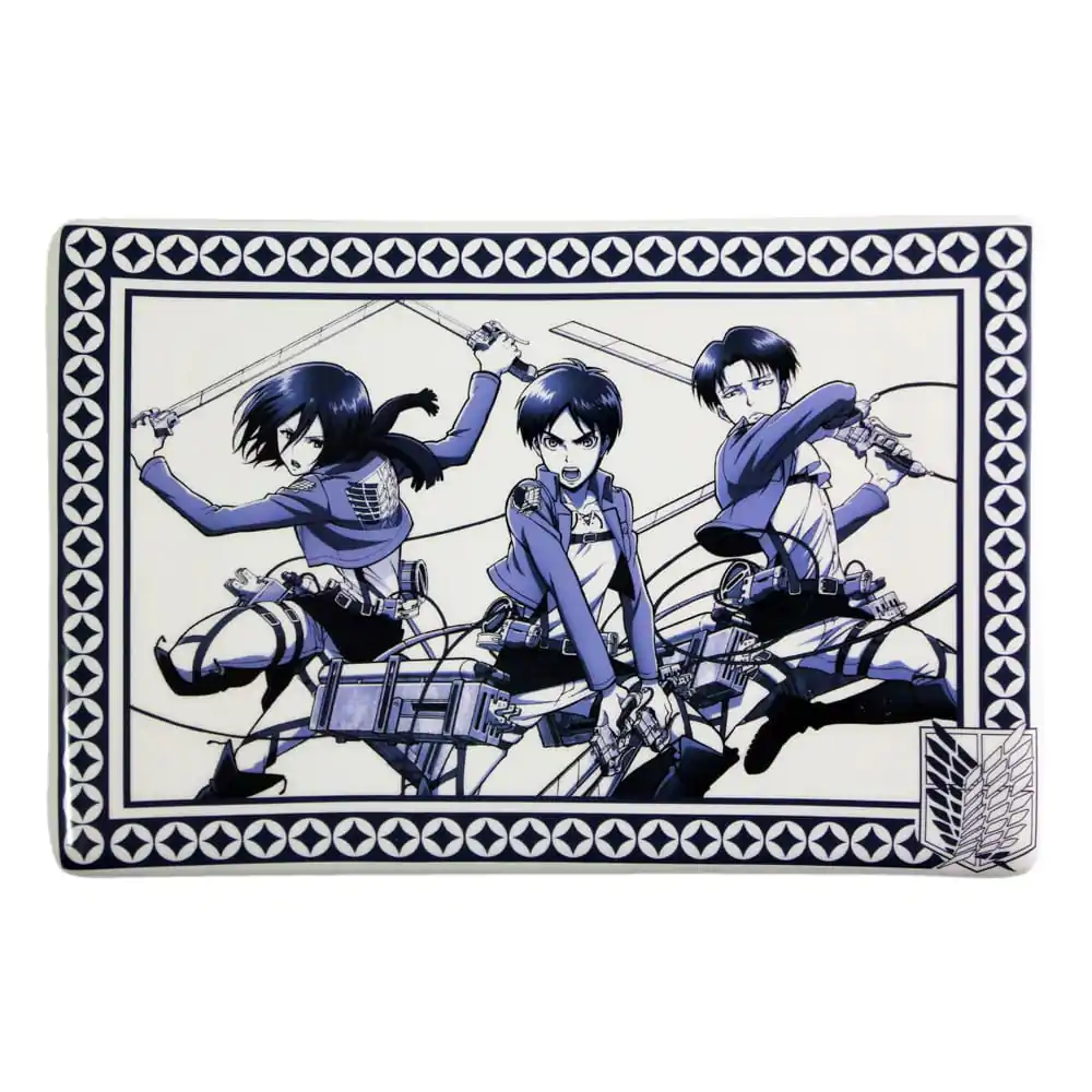 Set de sushi ceramic Attack on Titan cu bețișoare poza produsului