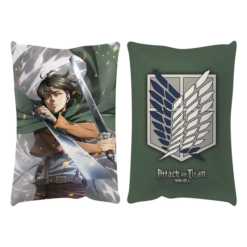 Pernă Attack on Titan Levi Attack 50 x 35 cm poza produsului