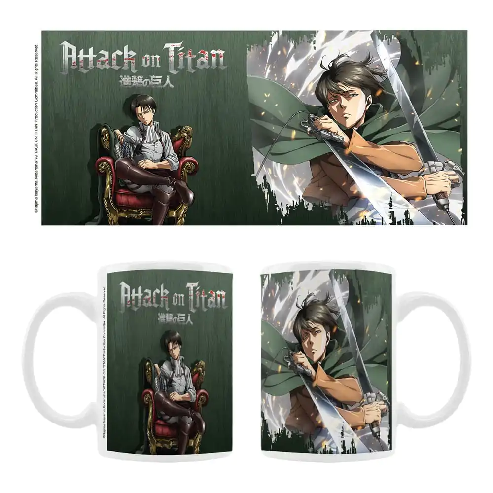 Attack on Titan Cană Ceramică Levi poza produsului
