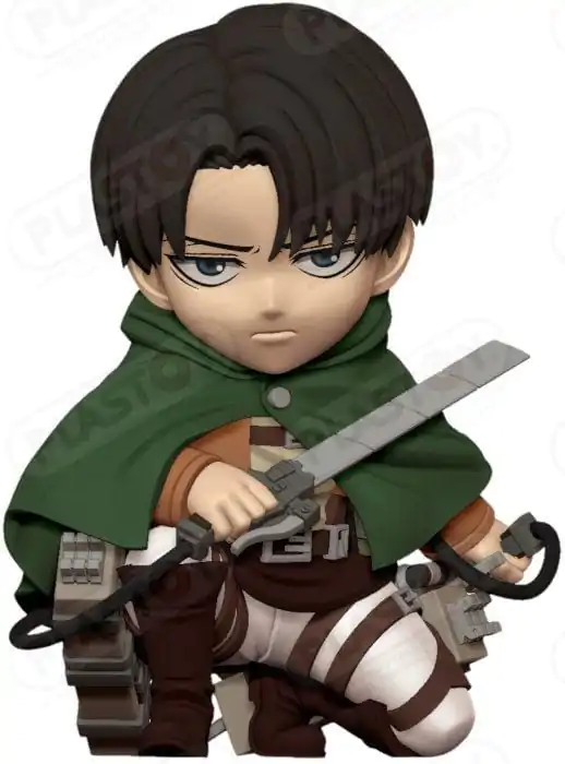 Attack on Titan: Pusculita Livai 15 cm poza produsului