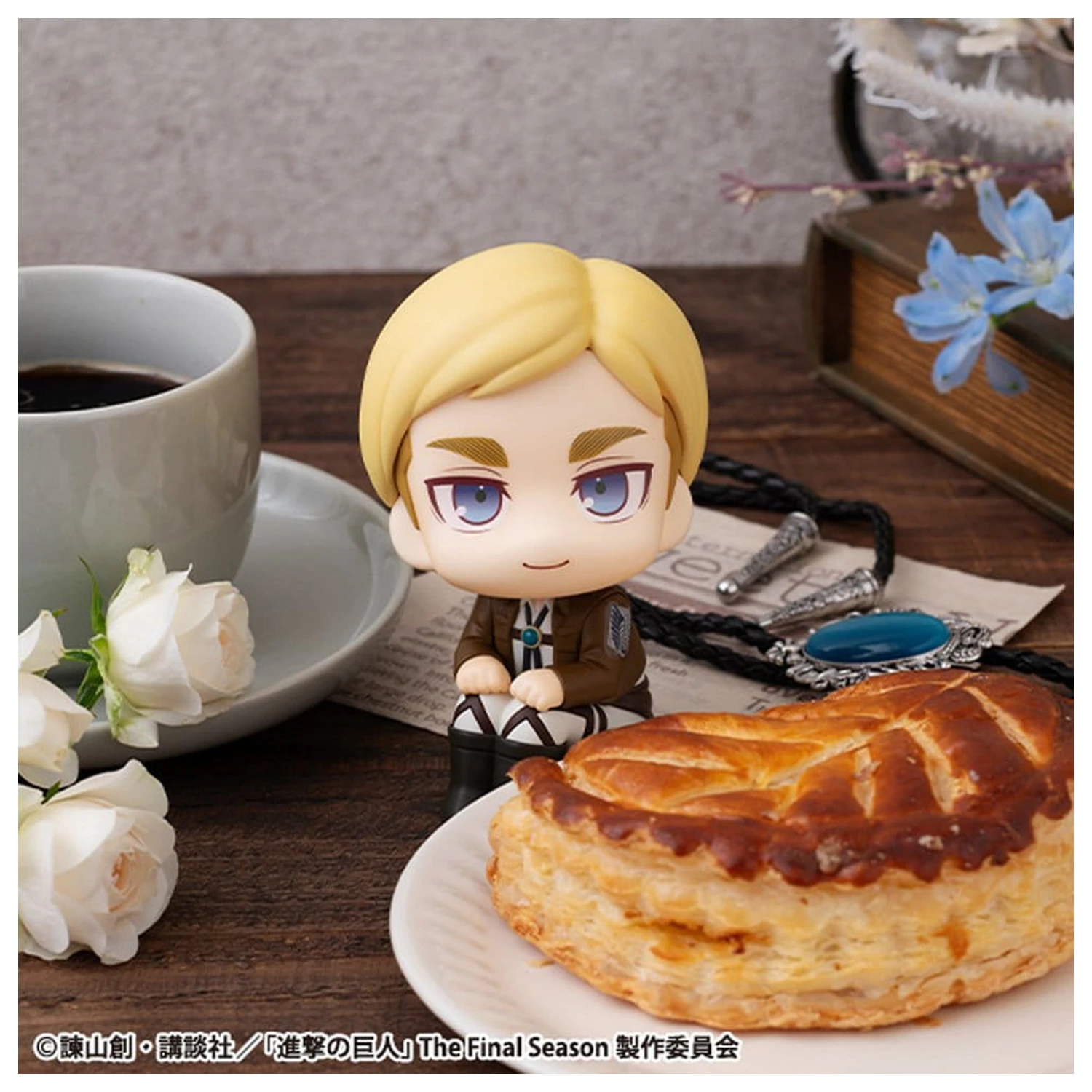 Attack on Titan Look Up Statui PVC Hange Zoe & Erwin Smith (cu cadou) 11 cm poza produsului