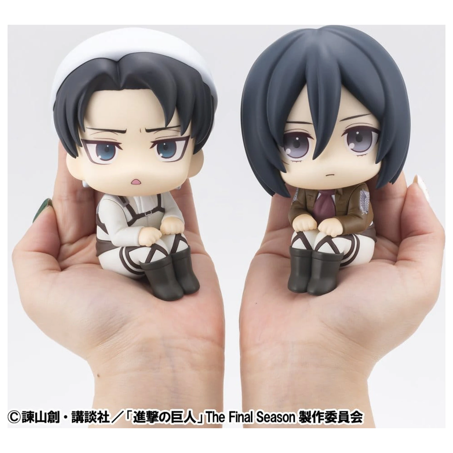 Attack on Titan Look Up statuete PVC Levi Cleaning up Ver. & Mikasa Ackerman (cu cadou) 11 cm poza produsului