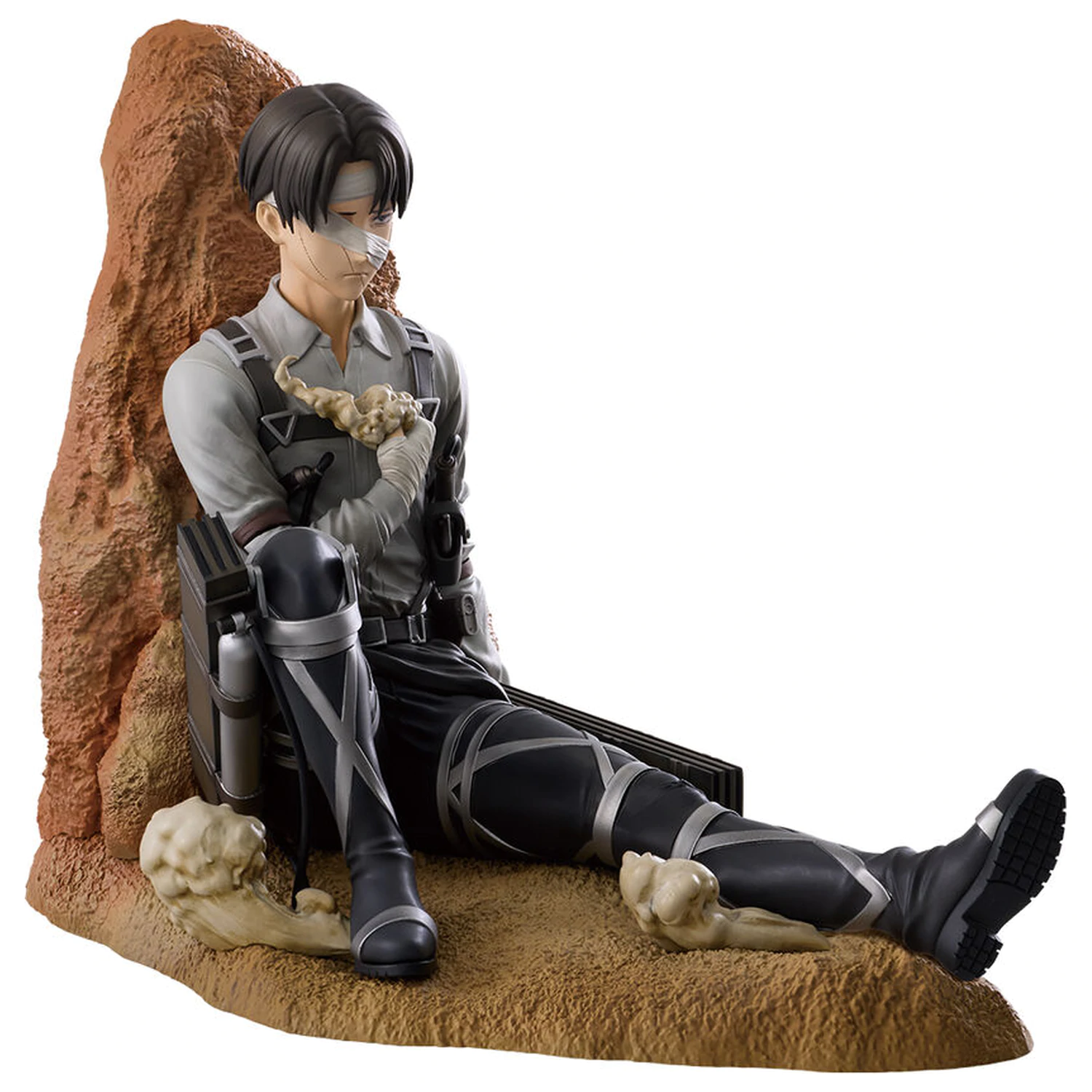 Attack on Titan Mega Impact Levi Battle of Heaven and Earth Ichibansho figurina 11cm poza produsului