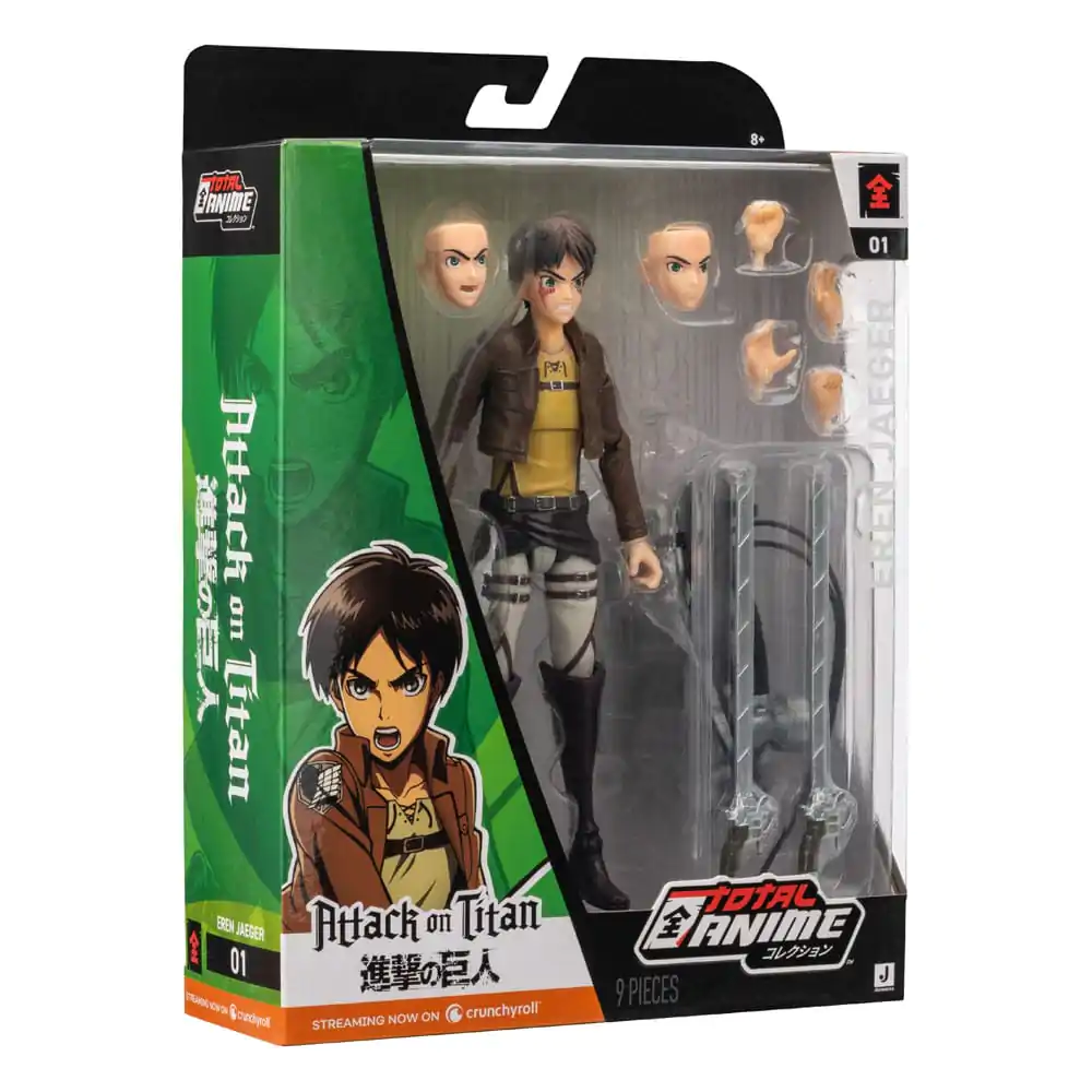 Attack on Titan Total Anime Figurina de Acțiune Eren Jaeger 17 cm poza produsului