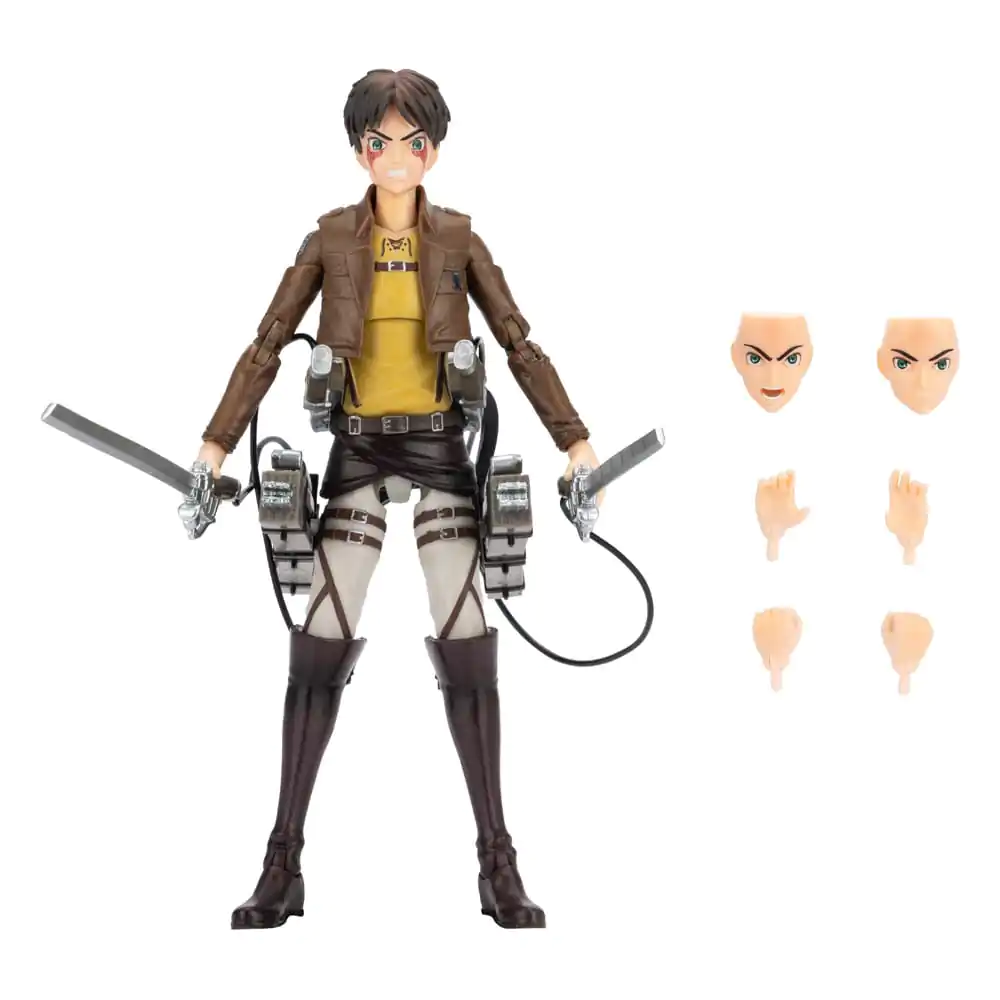 Attack on Titan Total Anime Figurina de Acțiune Eren Jaeger 17 cm poza produsului