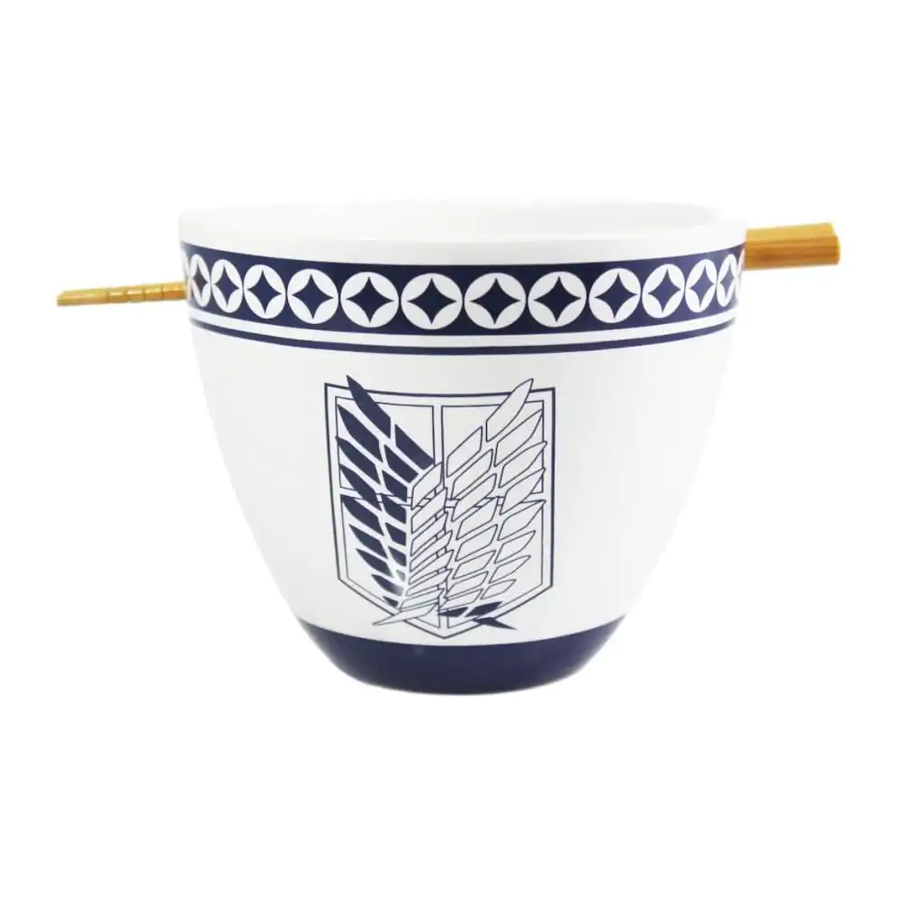 Bol de Ramen Attack on Titan cu Bețișoare Emblemă 473 ml poza produsului