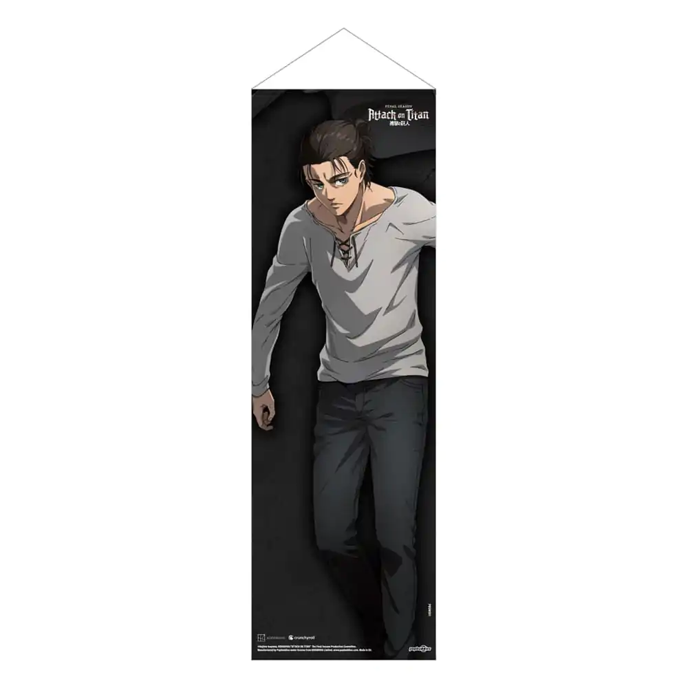 Attack on Titan Slim Rulou de perete Eren Jaeger 30 x 90 cm poza produsului