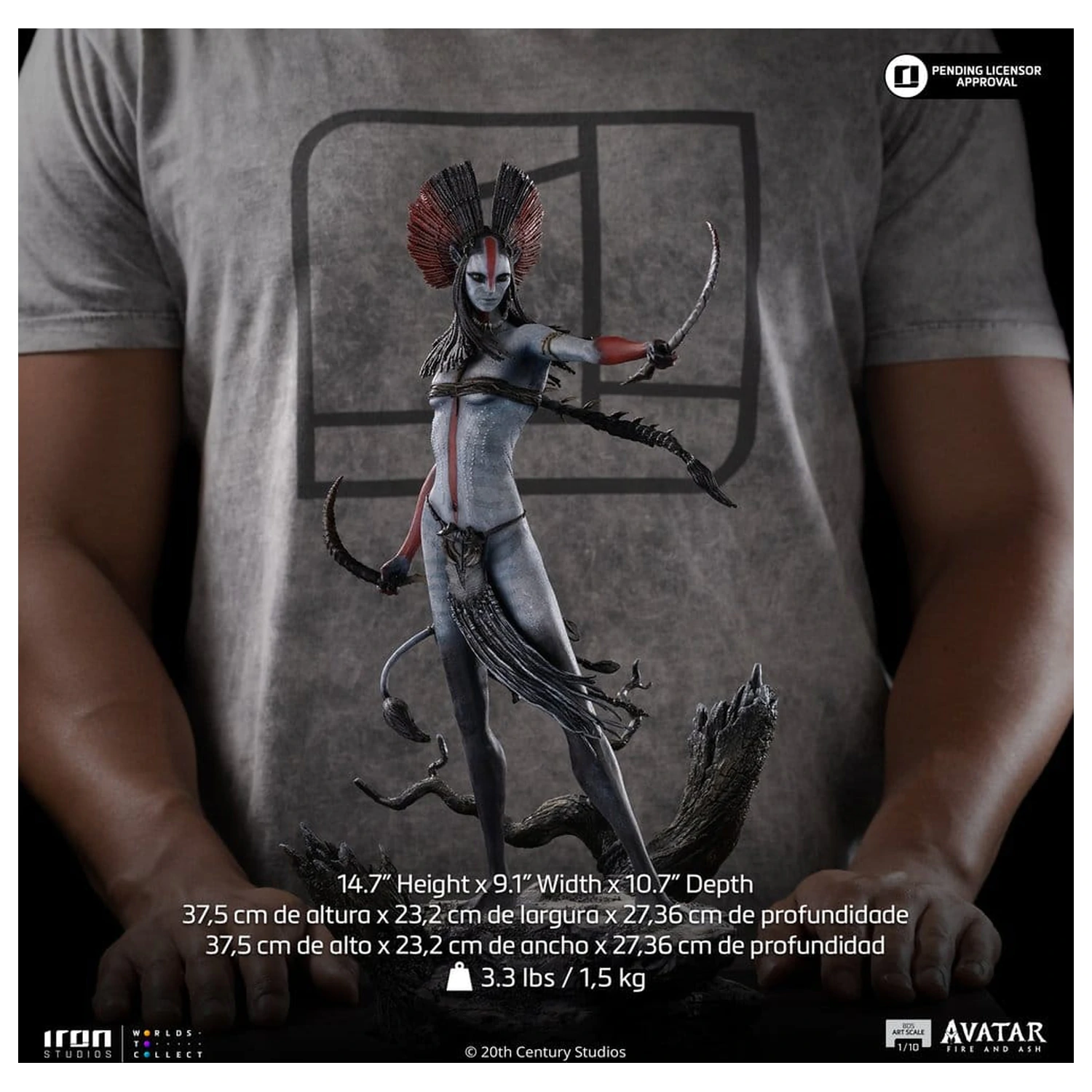 Avatar 3: Fire and Ash Art Scale Statuie 1/10 Varang 38 cm poza produsului