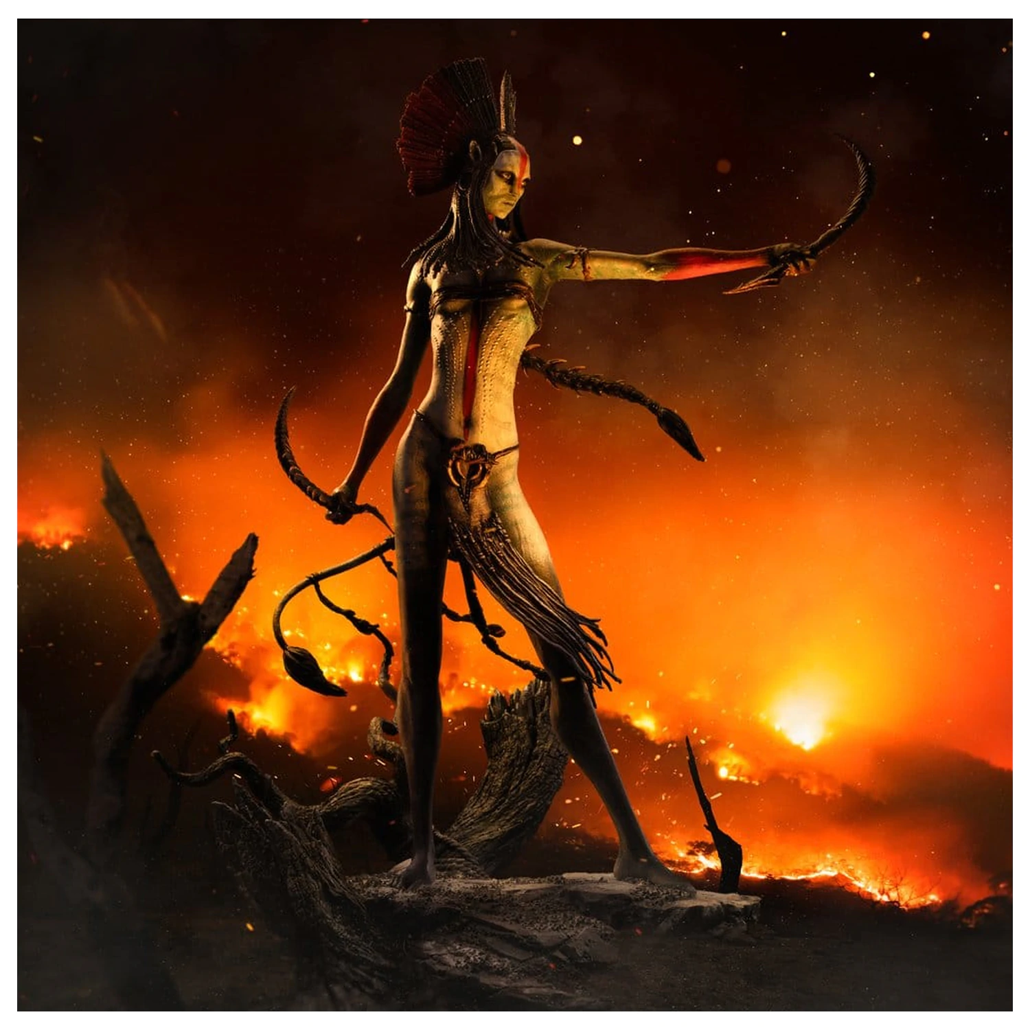 Avatar 3: Fire and Ash Art Scale Statuie 1/10 Varang 38 cm poza produsului