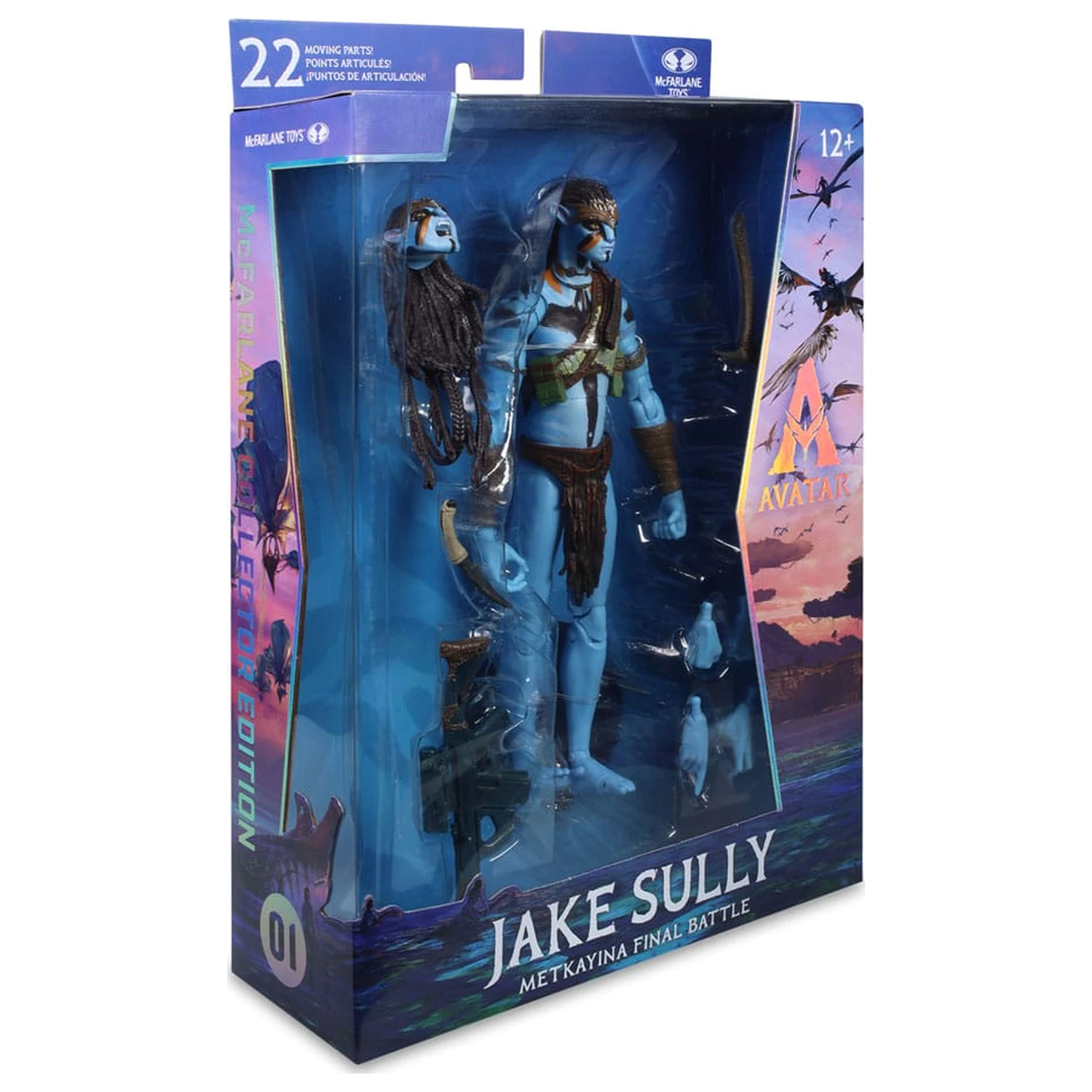 Avatar: Fire and Ash figurina de actiune Jake Sully (Metkayina Final Battle) 18 cm poza produsului