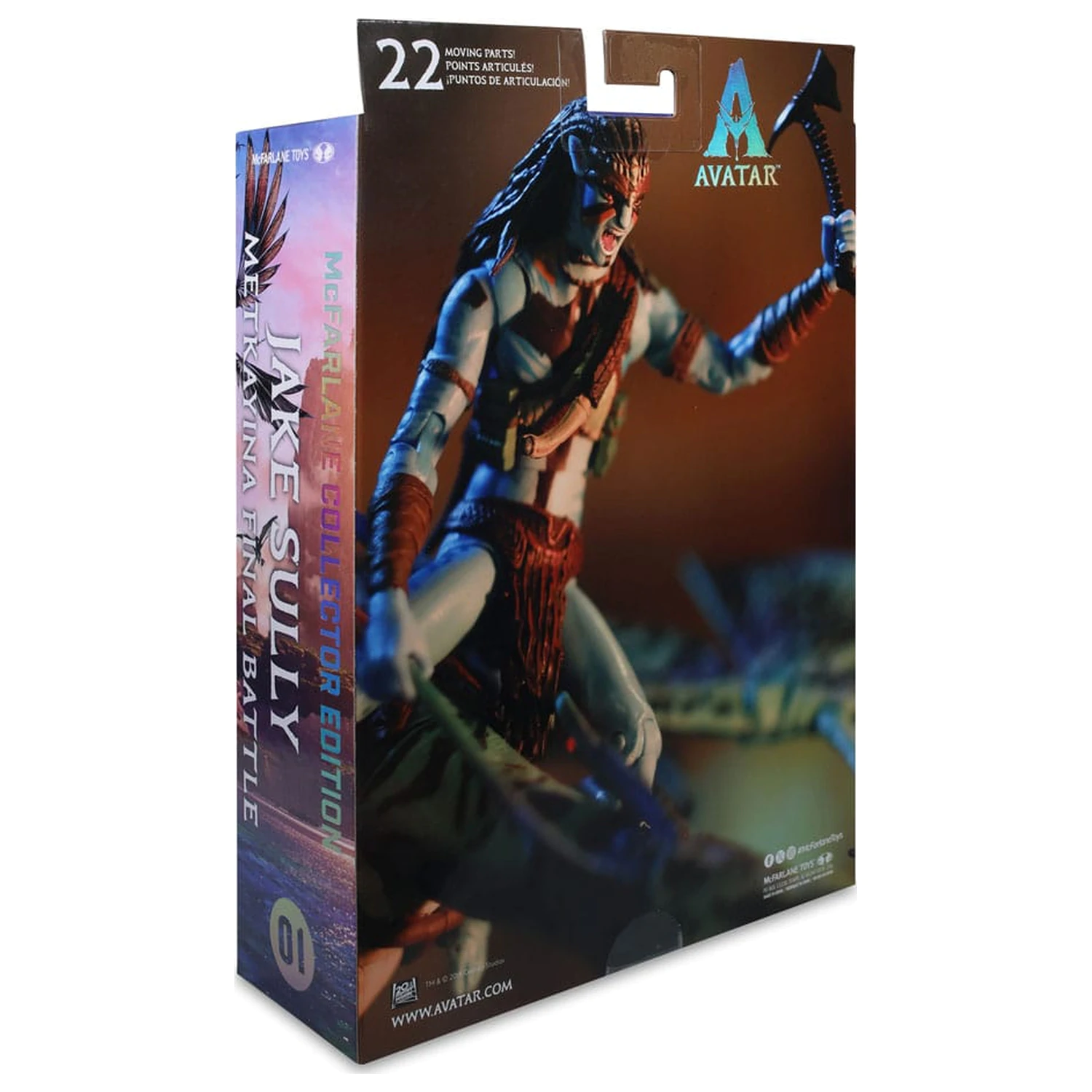 Avatar: Fire and Ash figurina de actiune Jake Sully (Metkayina Final Battle) 18 cm poza produsului