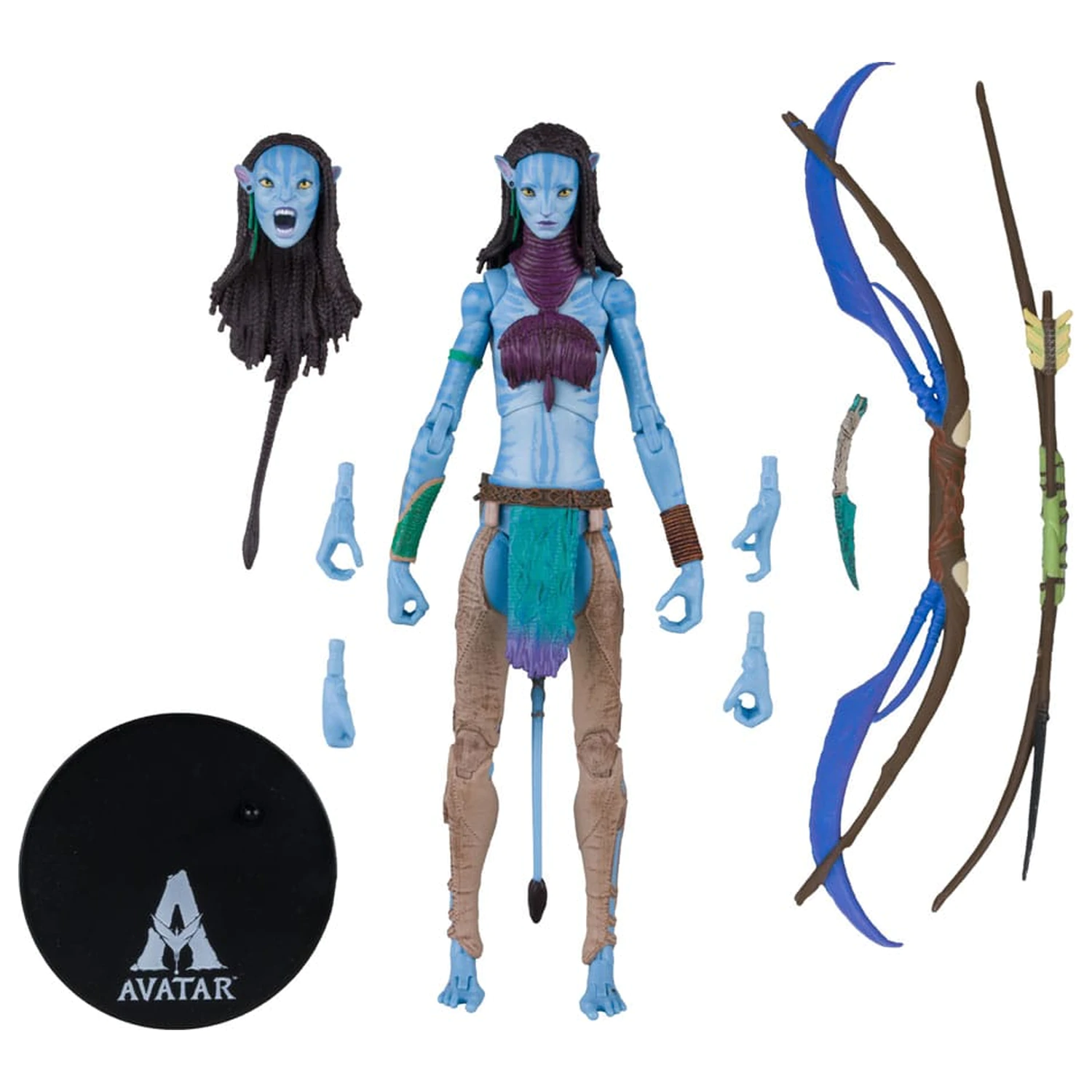 Avatar: Fire and Ash Figurina de actiune Neytiri (Omatikaya Warrior) 18 cm poza produsului