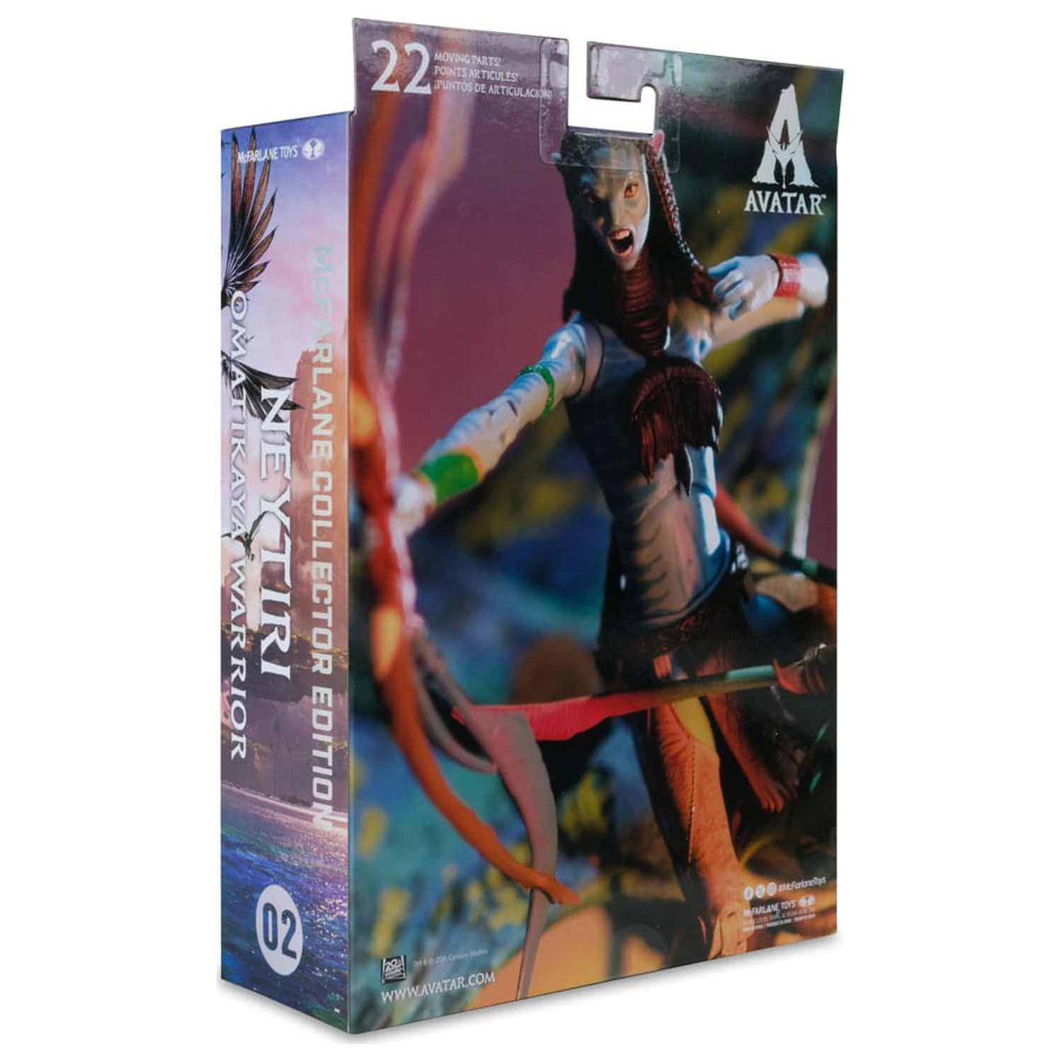 Avatar: Fire and Ash Figurina de actiune Neytiri (Omatikaya Warrior) 18 cm poza produsului