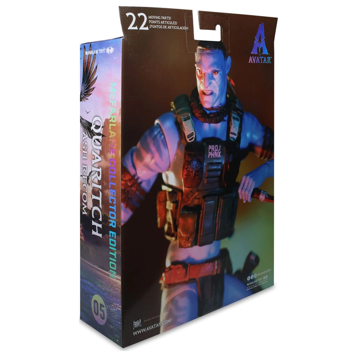 Avatar: Fire and Ash Figurina de actiune Quaritch (Ash Recom) (Gold Label) 18 cm poza produsului