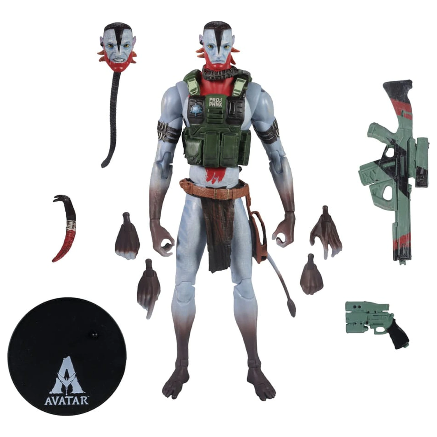 Avatar: Fire and Ash figurina de actiune Recom Quaritch (Ash Warrior) 18 cm poza produsului