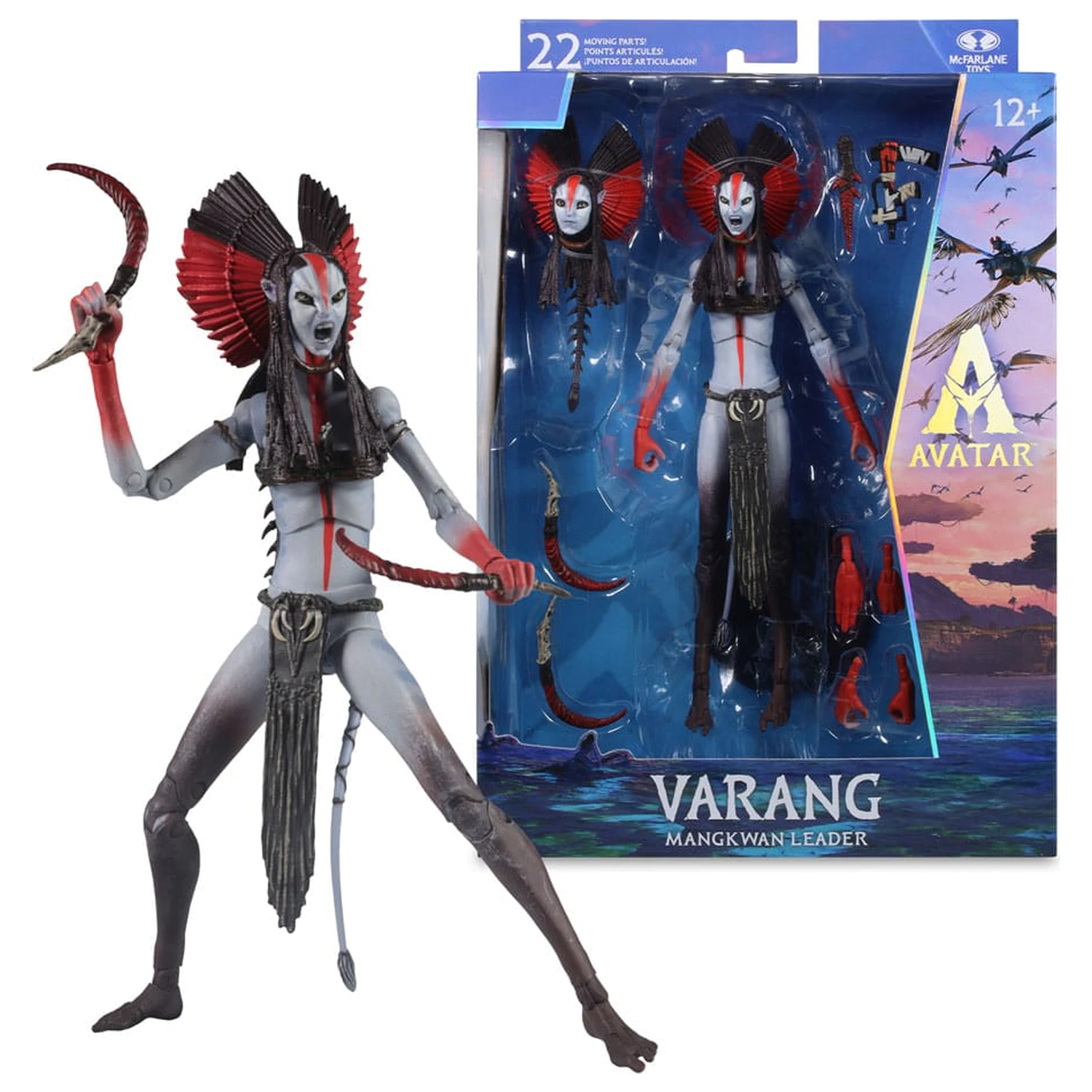 Avatar: Fire and Ash figurina de actiune Varang (Mangkwan Leader) 18 cm poza produsului