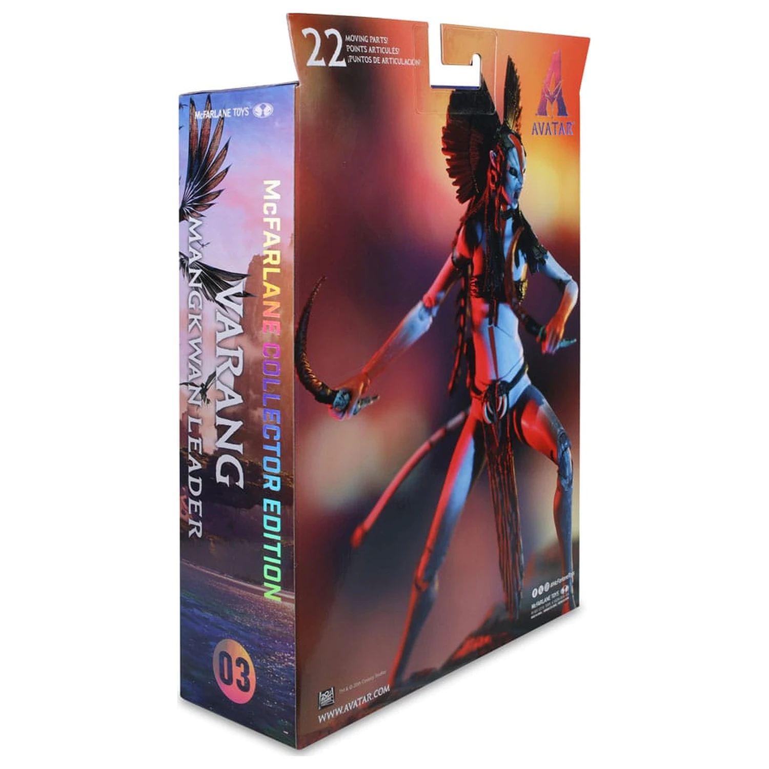 Avatar: Fire and Ash figurina de actiune Varang (Mangkwan Leader) 18 cm poza produsului