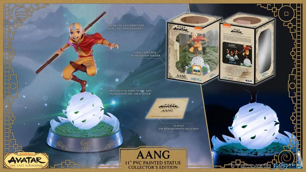 Avatar: The Last Airbender Statuie PVC Aang Collector's Edition 27 cm poza produsului