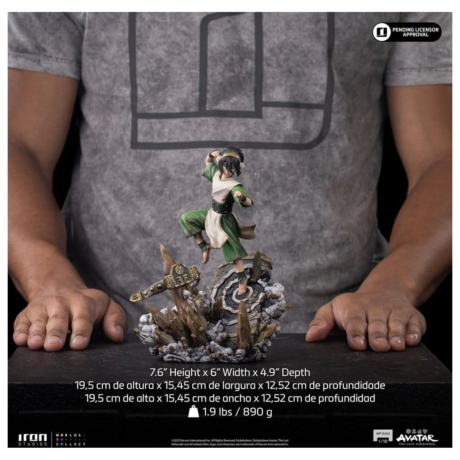 Avatar: The Last Airbender Art Scale Statuie 1/10 Toph 20 cm poza produsului