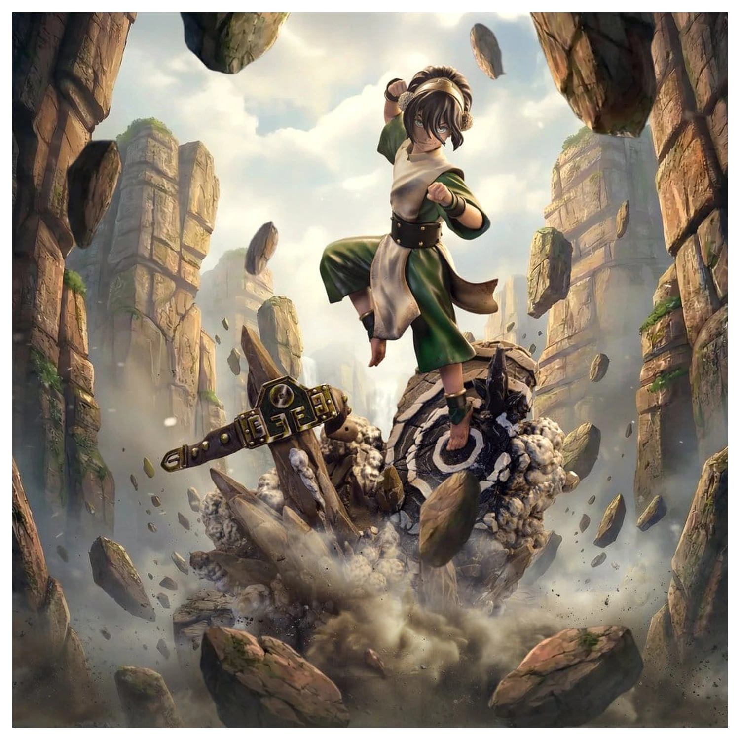 Avatar: The Last Airbender Art Scale Statuie 1/10 Toph 20 cm poza produsului